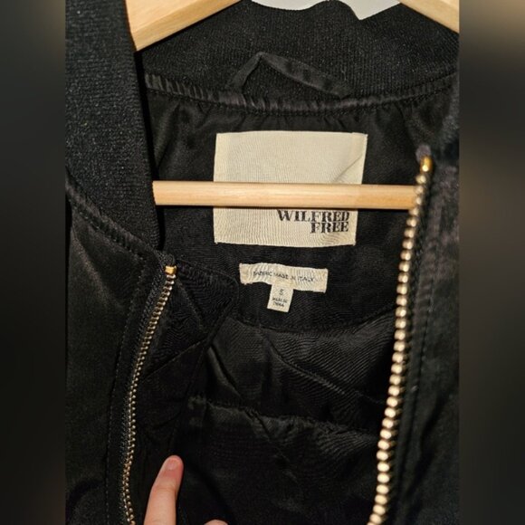 Wilfred Free Avion Black Bomber Jacket - Size S - Picture 5 of 7
